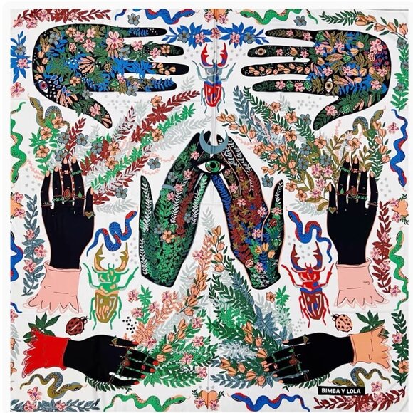 bimba y lola Accessories - Bimba Y Lola Spanish Botanical Scarf Anthropologie